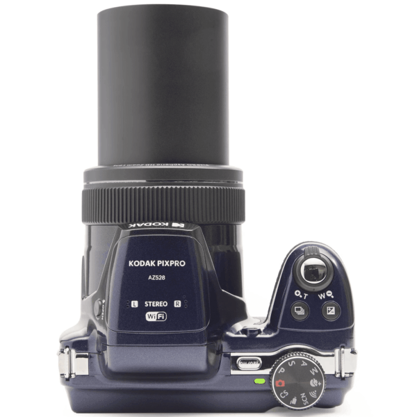 PIXPRO AZ528 Astro Zoom BSI-CMOS Bridge Digital Camera - 16MP 52X 1080P Wi-Fi (Midnight Blue) - Image 7