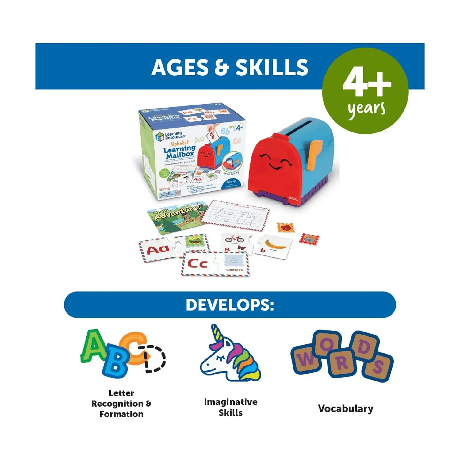 Alphabet Learning Mailbox, Preschool Learning Toys, Ages 4+ - Image 5