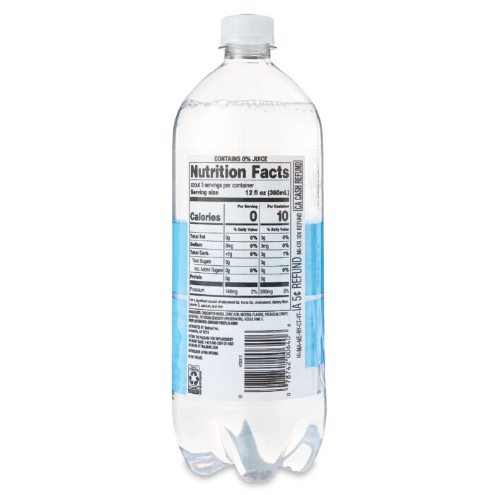 Blue Raspberry Sparkling Water, 1 Liter - Image 6