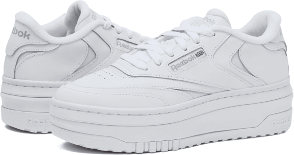 Womens Club C Extra Platform Sneakers - Image 6