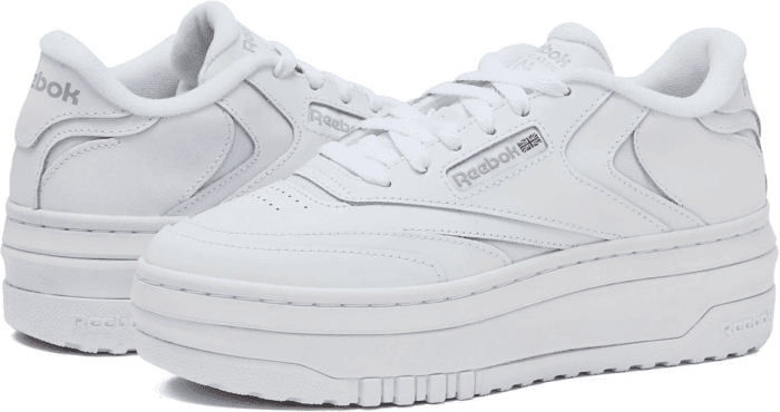 Womens Club C Extra Platform Sneakers - Image 6