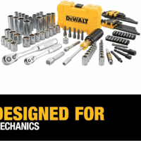 Mechanics Tools Kit and Socket Set, 1/4" & 3/8" Drive, SAE, 108-Piece (DWMT73801) - Image 4
