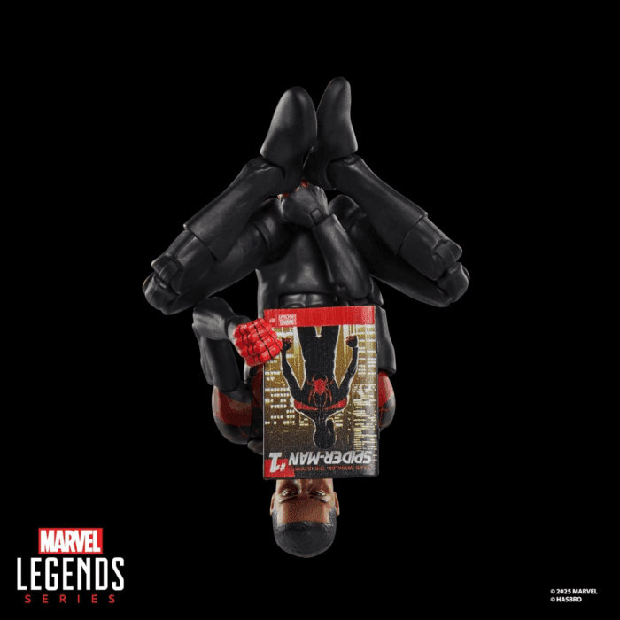 Legends Series Ultimate Miles Morales, Spider-Man Comics-Inspired Collectible 6-Inch Scale Action Figure with Character-Sized Comic Accessory - Image 3