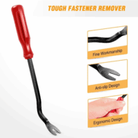 5 PCS Nylon Auto Trim Removal Tool Kit No-Scratch Removal Tool Kit for Car Panel & Audio Dashboard Dismantle Red - Image 4