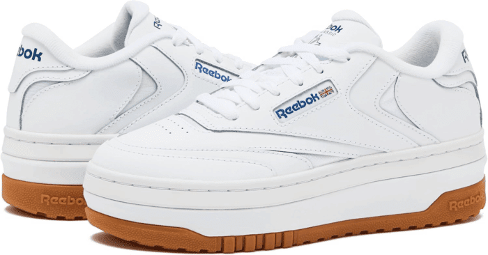 Womens Club C Extra Platform Sneakers - Image 6