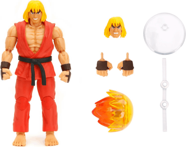 Street Fighter II 6" Ken Figure Action Figure, Toys for Kids and Adults - Image 3
