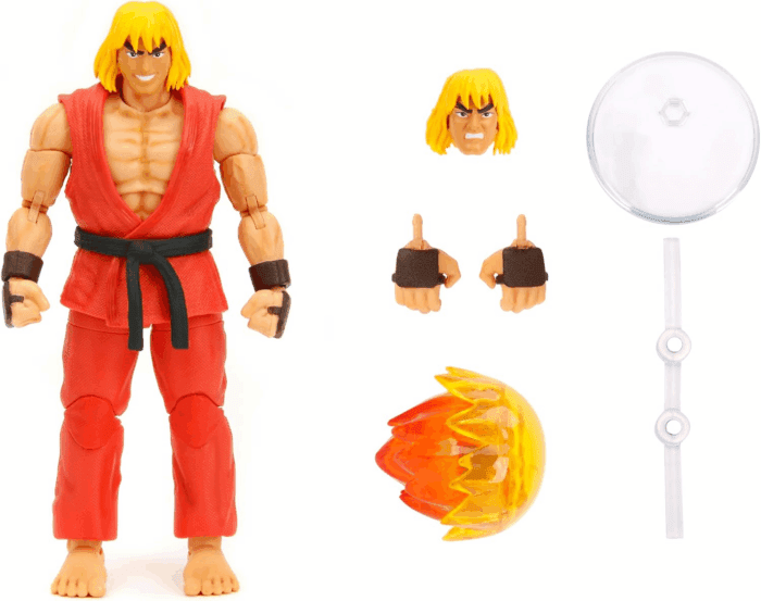 Street Fighter II 6" Ken Figure Action Figure, Toys for Kids and Adults - Image 3