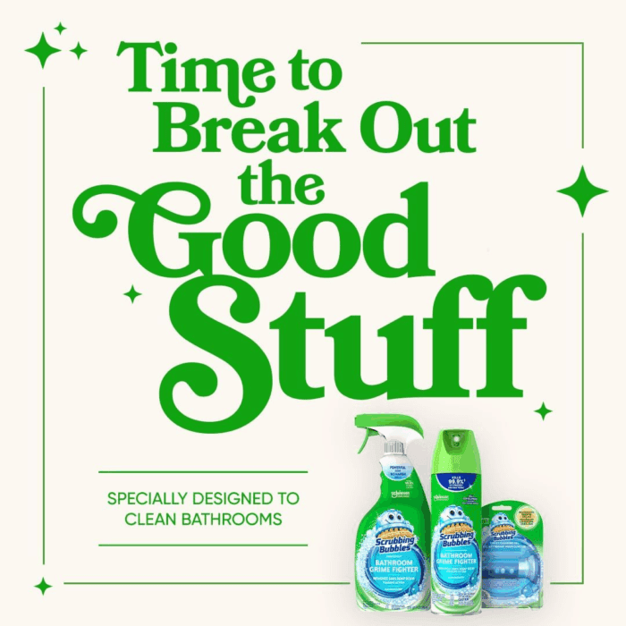 Bathroom and Shower Cleaner Disinfectant Aerosol, Foaming Action Bathroom Grime Fighter, Rainshower Scent, 20Oz - Image 7