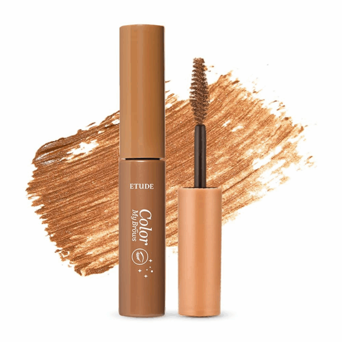 Color My Brows 4.5G #2 Light Brown | Eyes Makeup | Eyebrow Mascara, Quickly Fixing Natural Eyebrow Makeup with Care Effect | Kbeauty