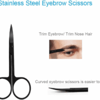 Eyebrow Razor, 5-In-1 Eyebrow Kit, Professional Eyebrow Grooming Set, Eyebrow Trimmer Set for Women and Men, Including Brow Razors Trimmer, Brush, Eyebrow Scissors, Slant Tweezers - Image 3