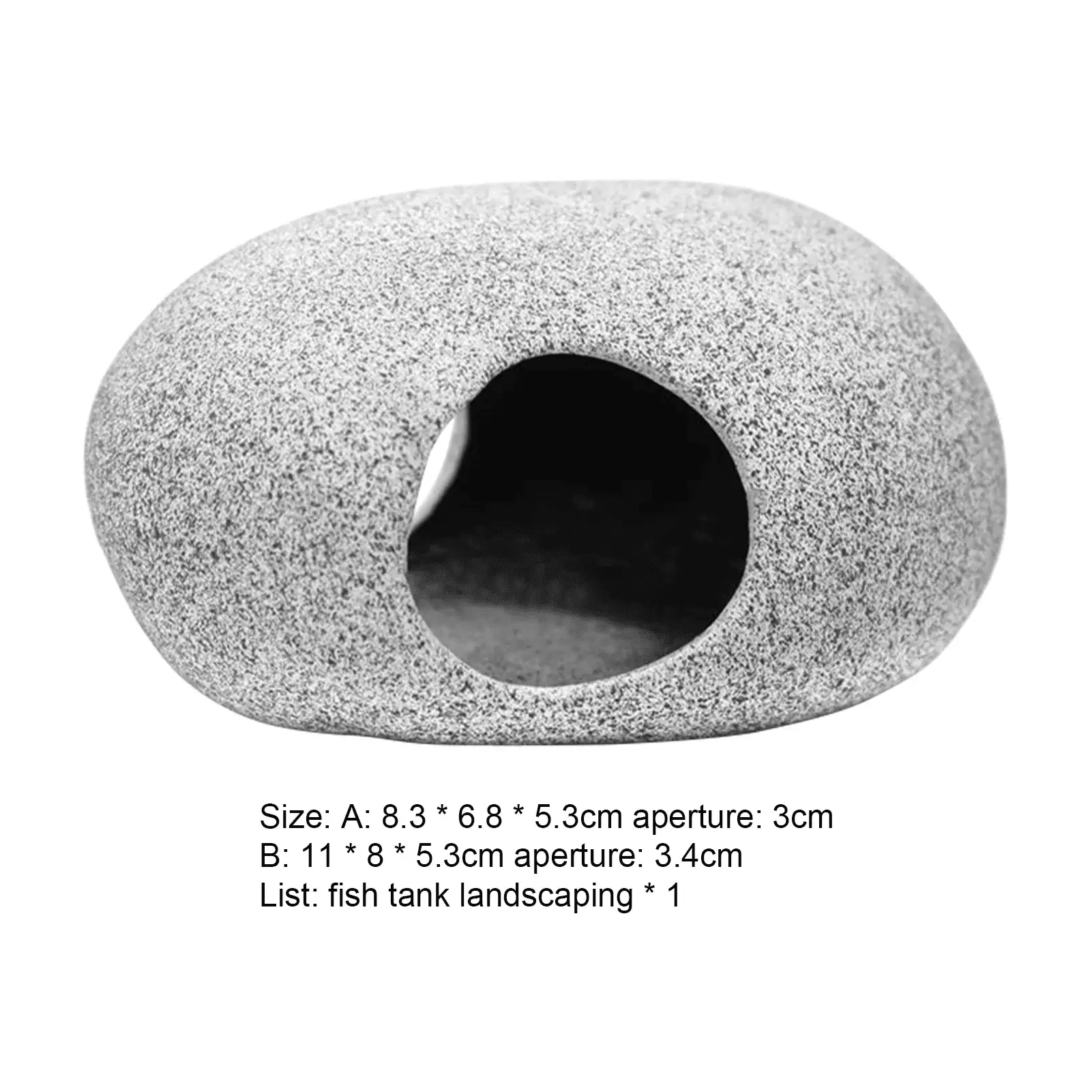 Stackable Aquarium Decoration Rock Caves, Fish Tank Accessories Cave Hideout, Hideaway for Shrimp Cichlid Cave Hiding Breeding Spawning, Betta Fish Hideout - Image 7