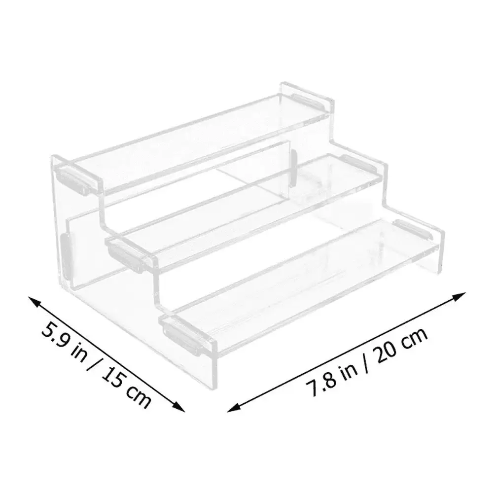 Acrylic Display Stand Storage Shelves Storage Shelf Perfume Stand Organizer for Dresser Comfier Tidy Storage Container - Image 3