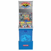 Street Fighter II Champion Edition Big Blue Arcade Machine with Stool - Image 3