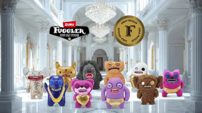 Gold Fuggs by  Funny Ugly Monster, Plush, Collectible, Toy (Splodge - Tank Top) - Image 8