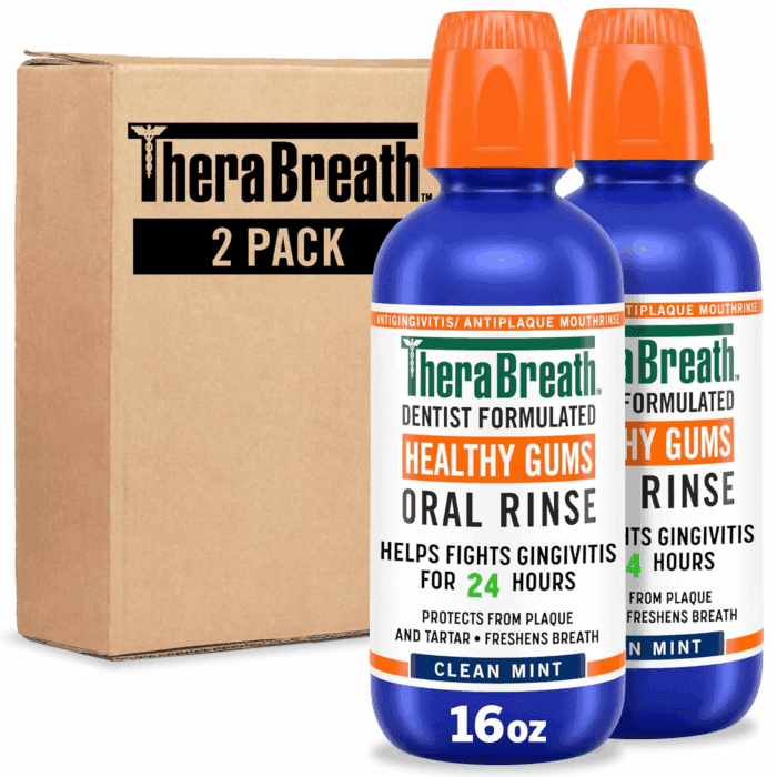 Healthy Gums Mouthwash Clean Mint, Antigingivitis, Dentist Formulated, 16 Fl Oz (2-Pack) - Image 8