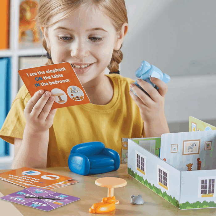 Elephant in the Room Positional Word Activity Set, Educational Games, Sight Word Games, Board Games for Kids, Ages 4+, Birthday Gifts for Boys and Girls - Image 2