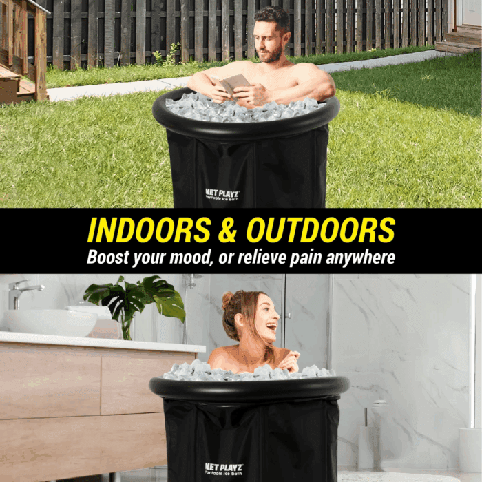 Ice Bath Tub, Cold Tub for Athletes Optimal Recovery | Cold Plunge Tub Ice Pod at Home Ice Plunge Tub Ice Cold Pod Icebath Icepod Tub, Portable - Image 6