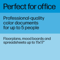 Officejet Pro 9730E Wide Format Wireless All-In-One Color Inkjet Printer, Print, Scan, Copy up to 11X17', ADF, Duplex Printing Best for Office, 3 Months of Instant Ink Included (537P6A) - Image 6