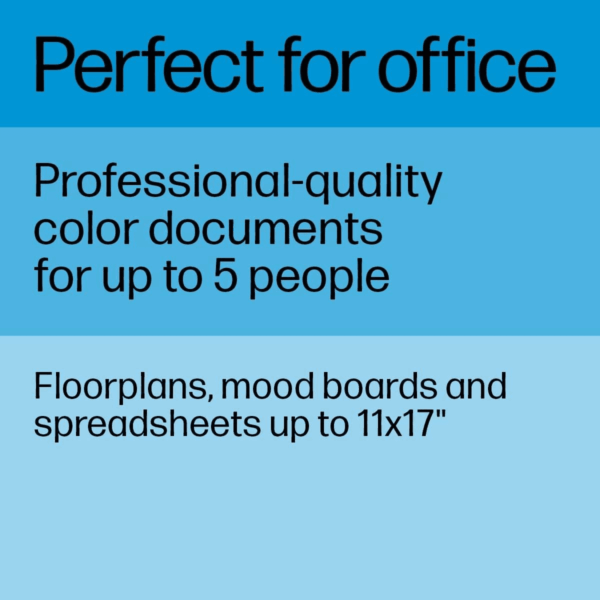 Officejet Pro 9730E Wide Format Wireless All-In-One Color Inkjet Printer, Print, Scan, Copy up to 11X17', ADF, Duplex Printing Best for Office, 3 Months of Instant Ink Included (537P6A) - Image 6