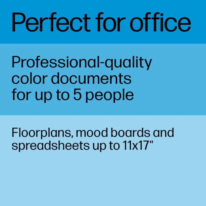 Officejet Pro 9730E Wide Format Wireless All-In-One Color Inkjet Printer, Print, Scan, Copy up to 11X17', ADF, Duplex Printing Best for Office, 3 Months of Instant Ink Included (537P6A) - Image 6