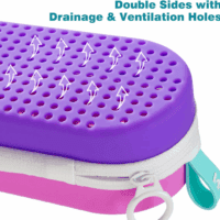 Swim Goggle Case for Swimming Goggles, Silicone Protective Cases with Drain Hole for Goggles - Image 4