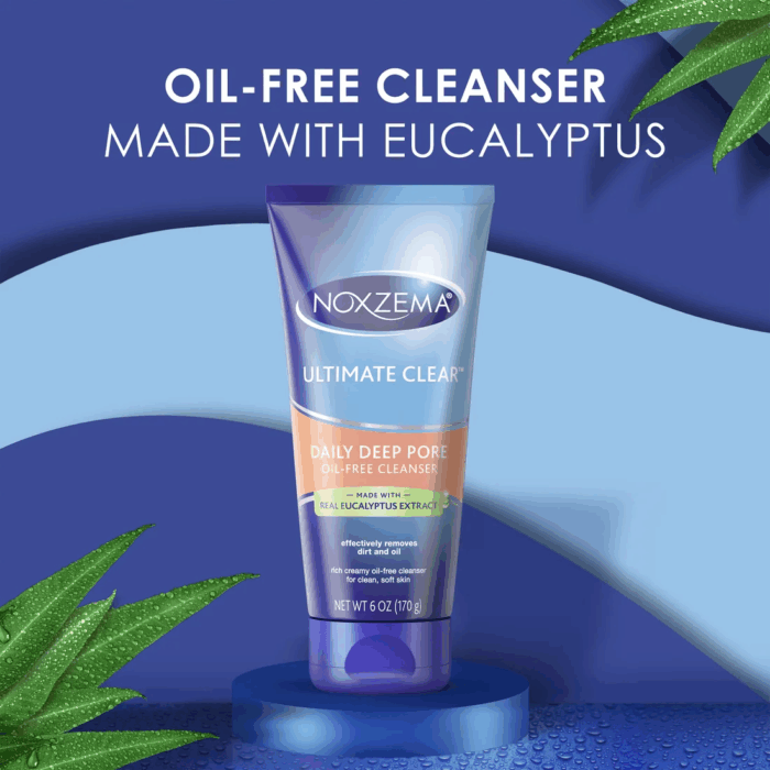 Deep Pore Facial Cleanser Cream, Daily Face Cleansing for All Skin Types 6 Oz - Image 2