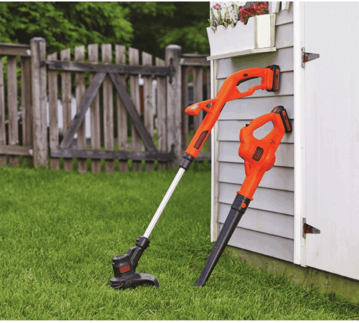 20V MAX* POWERCONNECT 10 In. 2In1 Cordless String Trimmer/Edger + Sweeper Combo Kit (LCC222) - Image 2