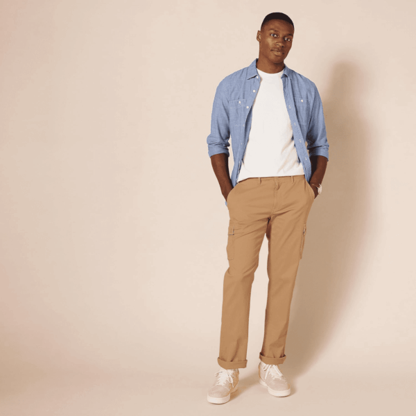 Men'S Straight-Fit Stretch Cargo Pant (Available in Big & Tall) - Image 5
