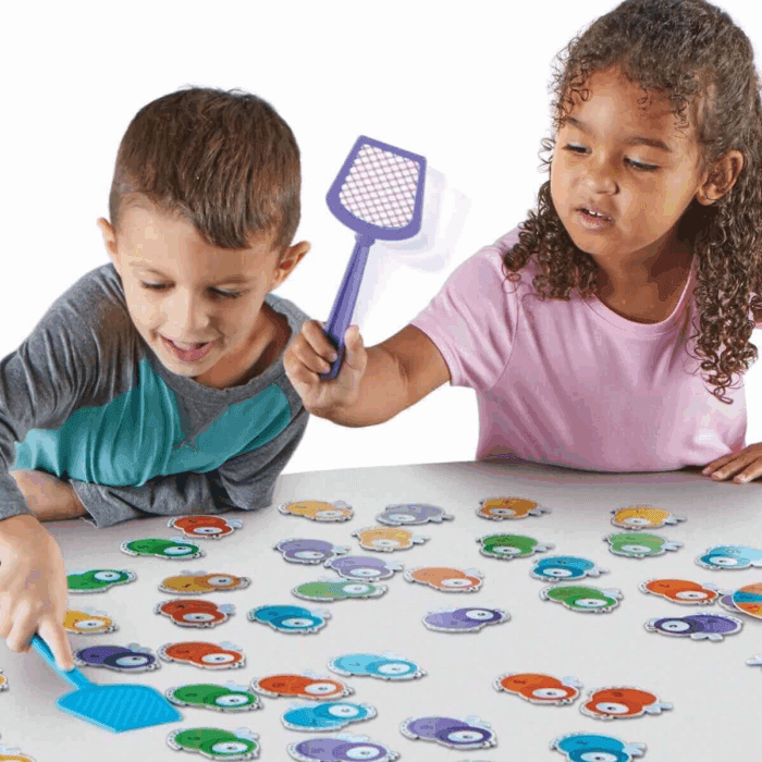 Mathswatters, Addition & Subtraction Game, Math Games for Kids, Educational Games, Preschool Math, Montessori, 99 Pieces, Age 5+ - Image 3
