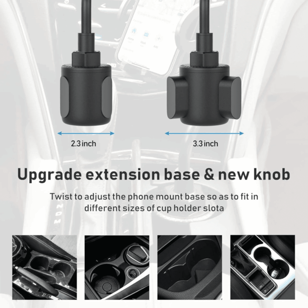 Wireless Charging Car Charger Mount, Fast Auto Clamping Car Charger Phone Holder for Iphone, Samsung, All Smartphones - Image 5