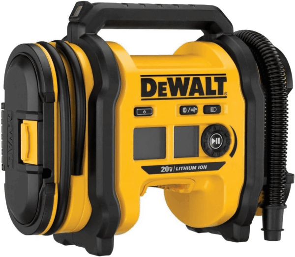 20V MAX Tire Inflator, Compact and Portable, Automatic Shut Off, LED Light, Bare Tool Only (DCC020IB)