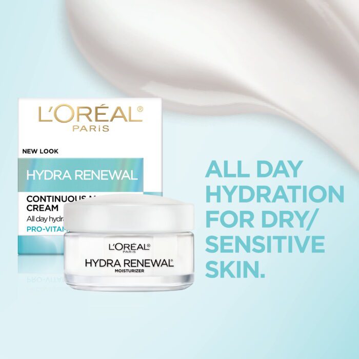 Hydra-Renewal Continuous Facial Moisturizer for Dry Sensitive Skin, 1.7 Oz - Image 4