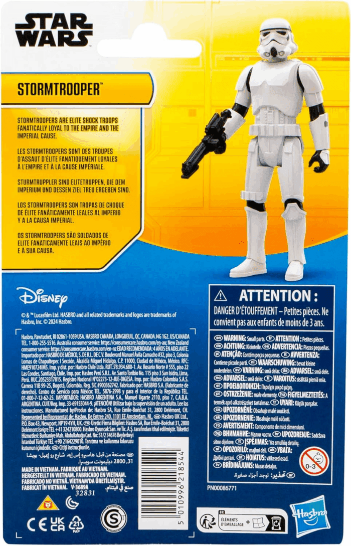 Epic Hero Series Stormtrooper 4-Inch Action Figure & Accessory, Toys for 4 Year Old Boys and Girls - Image 5