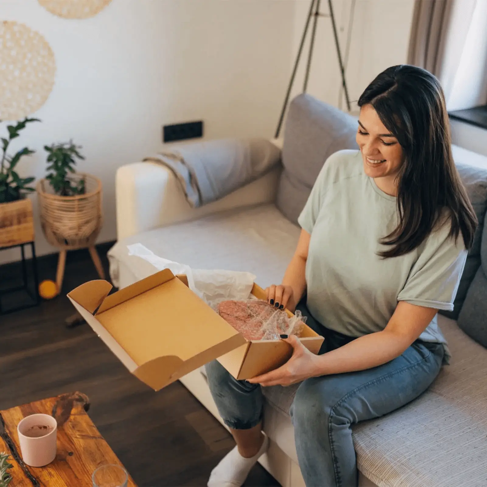 6 Pack 12X9X4 Inches Shipping Boxes, Brown Corrugated Cardboard Boxes for Small Bussiness - Image 5