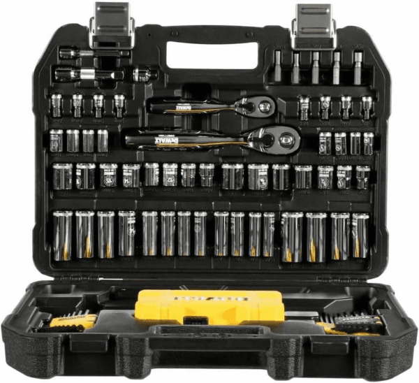 Mechanics Tools Kit and Socket Set, 1/4" & 3/8" Drive, SAE, 108-Piece (DWMT73801)