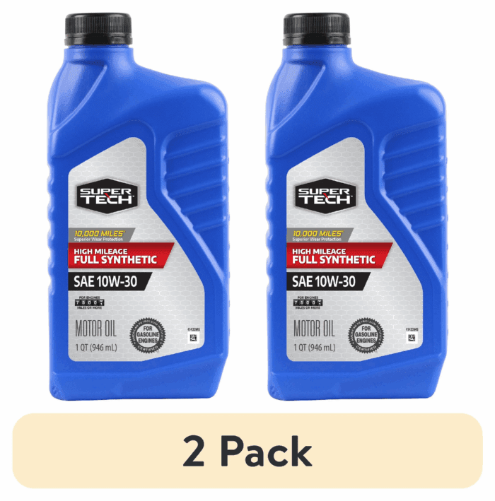 High Mileage Full Synthetic SAE 10W-30 Motor Oil, 1 Quart - Image 10