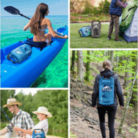 Dry Bag Waterproof for Women Men, 5L/10L/20L/30L/40L Roll Top Lightweight Dry Storage Bag Backpack with Phone Case for Travel, Swimming, Boating, Kayaking, Camping & Beach, 11 Transparent Colors - Image 6