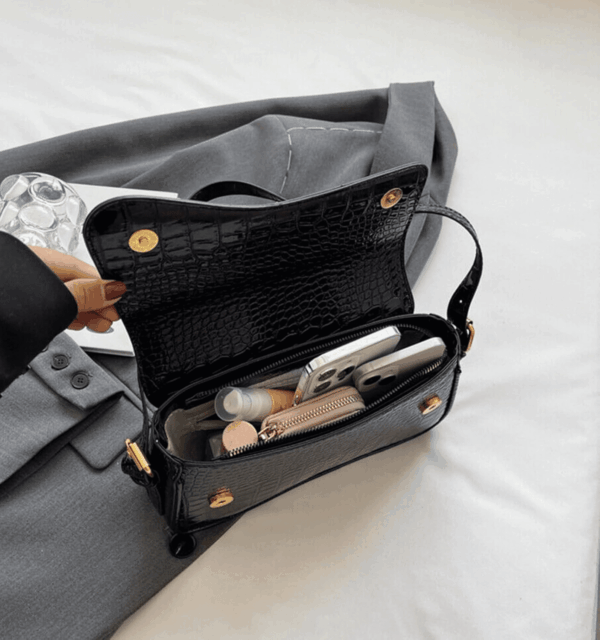 Shoulder Bag for Women Y2K Trendy Purse Vegan Leather Hobo Handbags Clutch Saddle Bag with 2 Removable Strap - Image 5