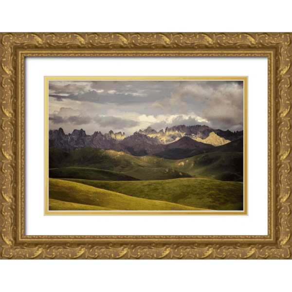 Yu, James 18X13 Black Modern Framed Museum Art Print Titled - Tibetan Plateau - Image 9