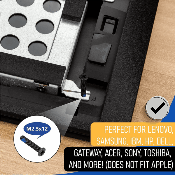 400Pcs Laptop Screws W/Blue Nylok (20 Sizes) Titanium Nitride Screw Driver, Notebook - Image 5