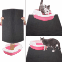 Cat Litter Mat Double Layer Waterproof Urine Proof Trapping Mat 1 Pack (Gray, 24X15 Inch (Pack of 1)) - Image 7