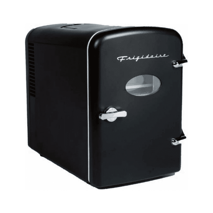 Mini Personal Fridge, Red, 7.09''X9.84''X10.5'' - Image 3