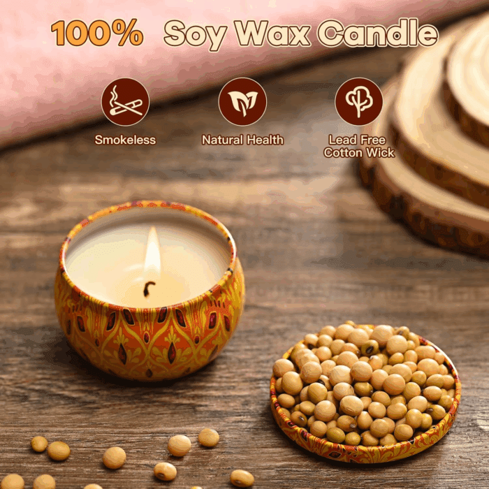 Scented Candle Set, 12 Pack Candles Gift for Home Scented, Aromatherapy Candle Gift, 2.5 Oz Long Lasting Soy Candles for Men, Women, Friends Birthday, Mother'S Day, Valentine Bath SPA - Image 2