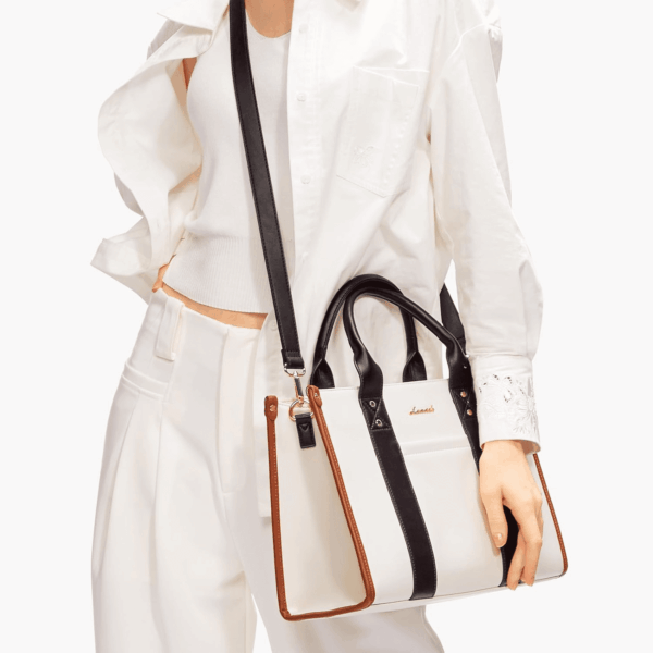 Purse for Women Leather Tote Bag Purse and Handbags, Satchel Shoulder Crossbody Top Handle Bags with Zipper - Image 7