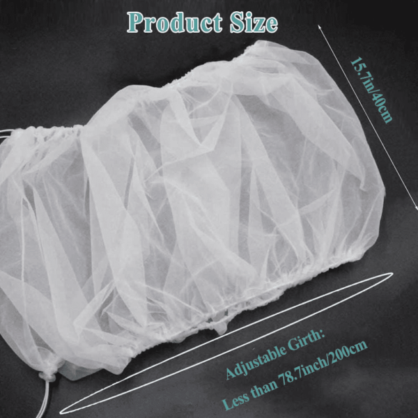 Bird Cage Seed Cather,Universal Adjustable Birdcage Cover Skirt Nylon Mesh Netting Parrot Parakeet Macaw African round Square Cages Cover - Image 2