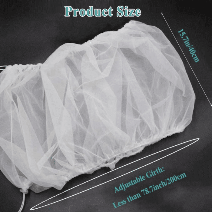 Bird Cage Seed Cather,Universal Adjustable Birdcage Cover Skirt Nylon Mesh Netting Parrot Parakeet Macaw African round Square Cages Cover - Image 2