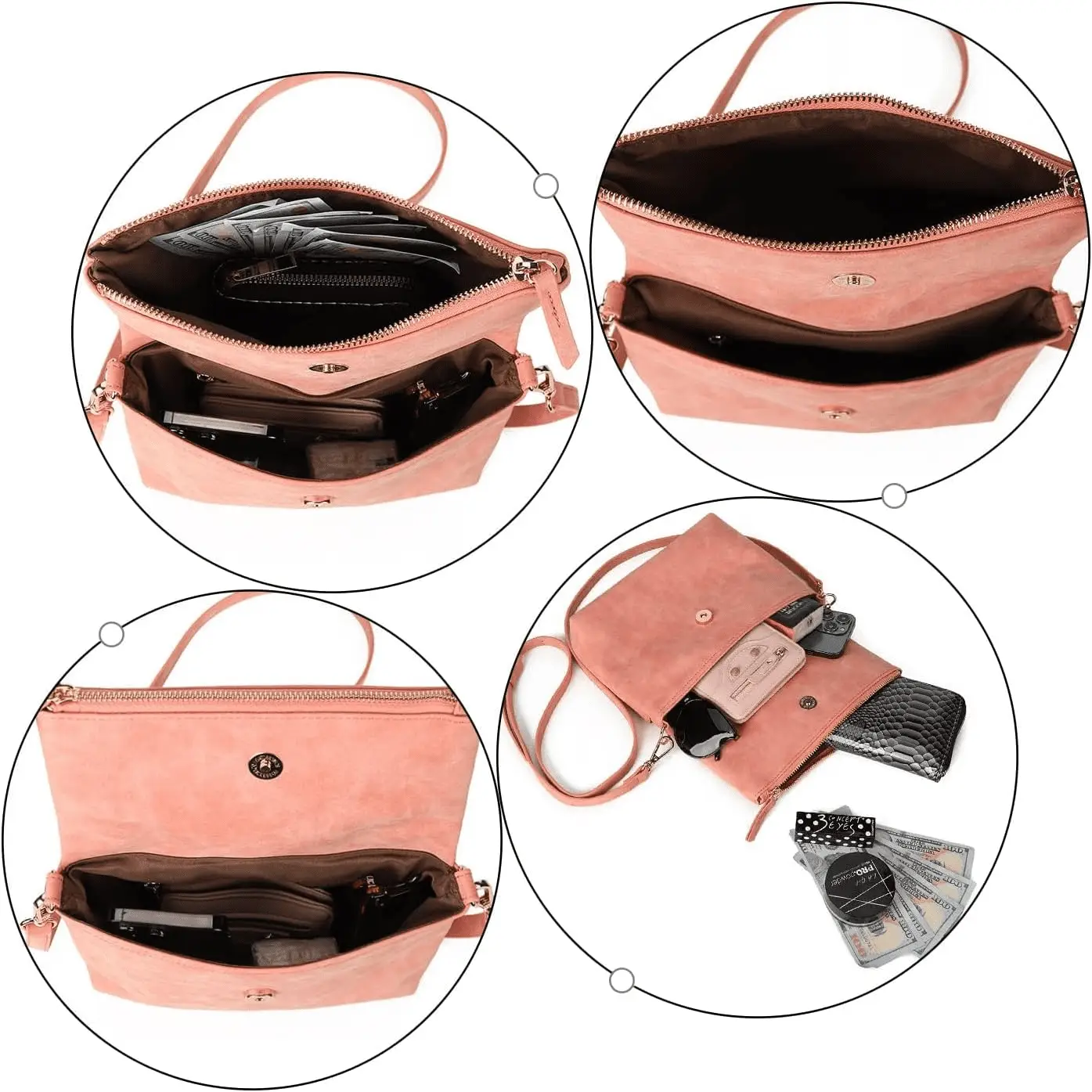 Crossbody Bags for Women Crossbody Purse Shoulder Bag - Image 4