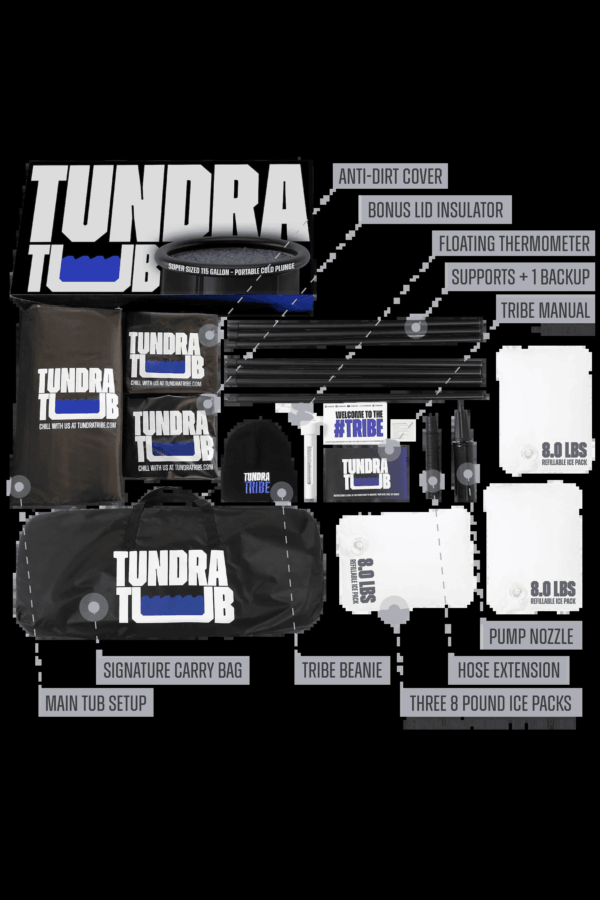 TUNDRA TUB XL - Our First Cold Plunge Pod | 115 Gallon | Jet Black Nylon Hexcore - Image 3