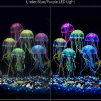 6 Pcs Glowing Jellyfish Ornament Decoration for Aquarium Fish Tank - Image 2