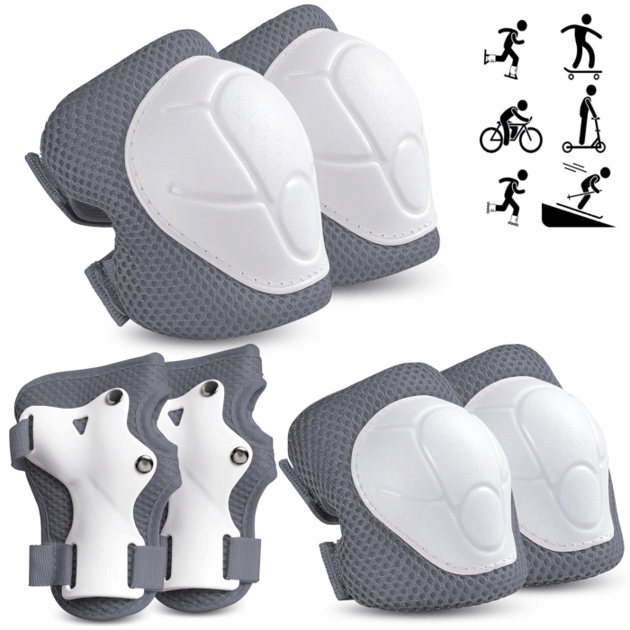 Kids Protective Gear Set - Knee Pads, Elbow Pads, and Wrist Guards for Skating, Cycling, Rollerblading, Scooter - Toddler to Teen Size (3-10 Years) - Image 15